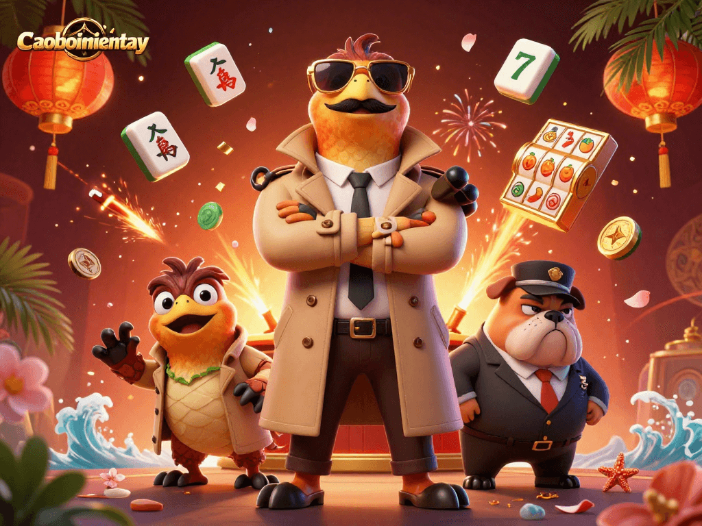 Watch the caoboimientay raptors enter the casino while evading a suspicious bouncer, bringing luck!
