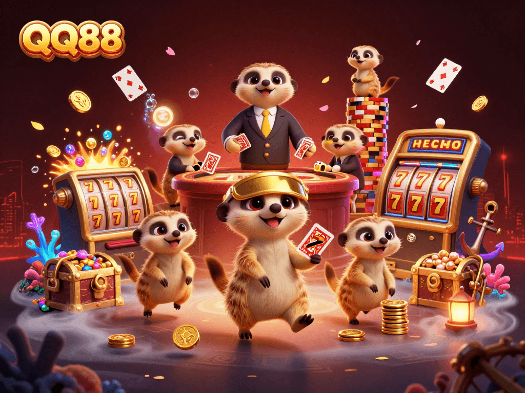 Win big with QQ88 at a lively meerkat casino full of excitement and treasures!
