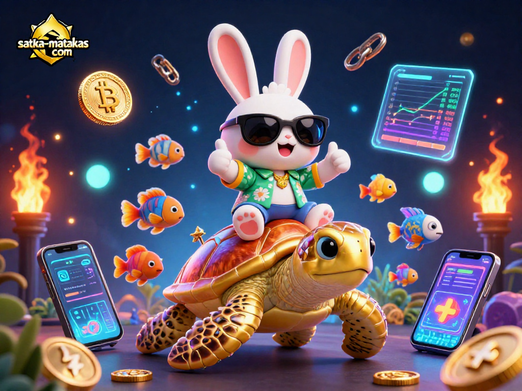 Experience thrilling wins with satka-matakas com in this vibrant gambling-themed illustration.