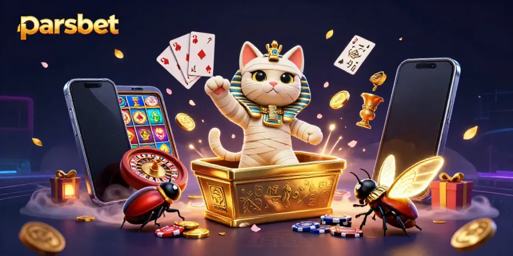 Parsbet ile heyecan dolu casino atmosferi, hazine dolu mısır sarayı ve efsanevi karakterler