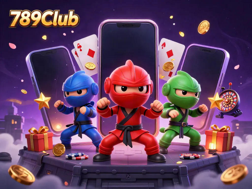 Engage with immersive 789Club gaming as ninja chameleons showcase thrilling casino action.