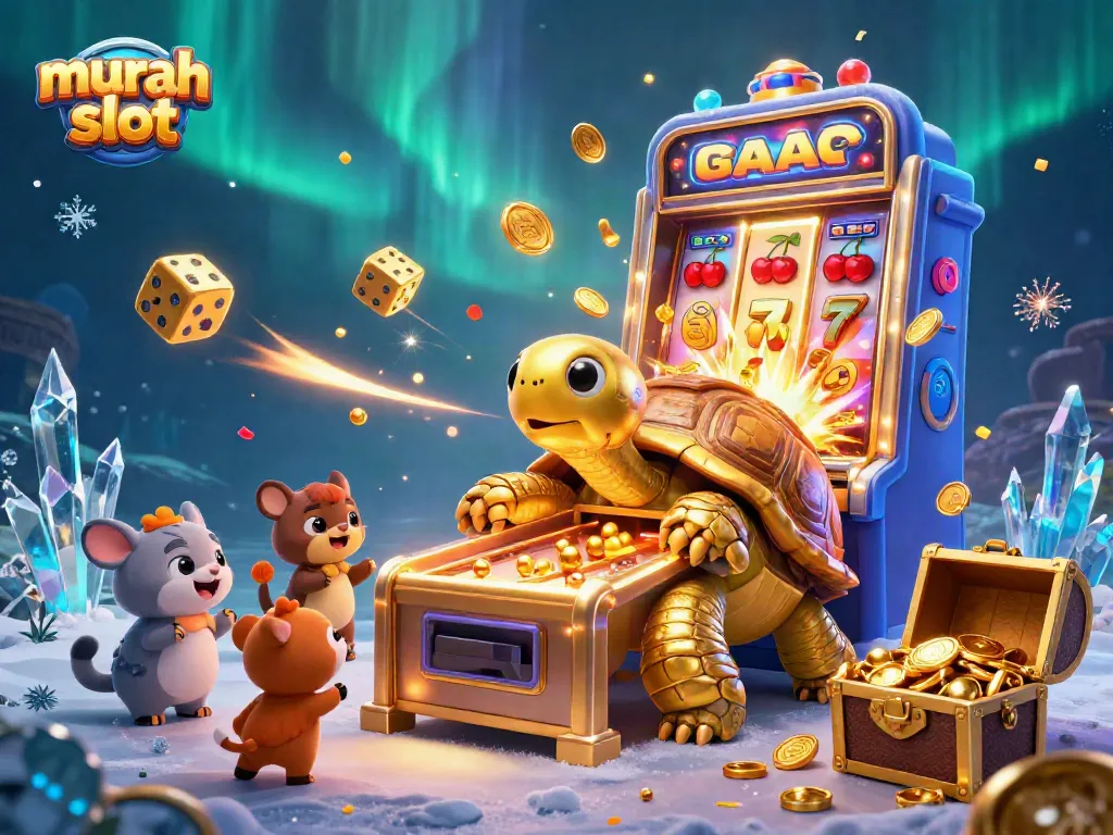 Permainan murah slot dengan mesin slot 3D yang megah dan karakter menggemaskan menunggu giliran.