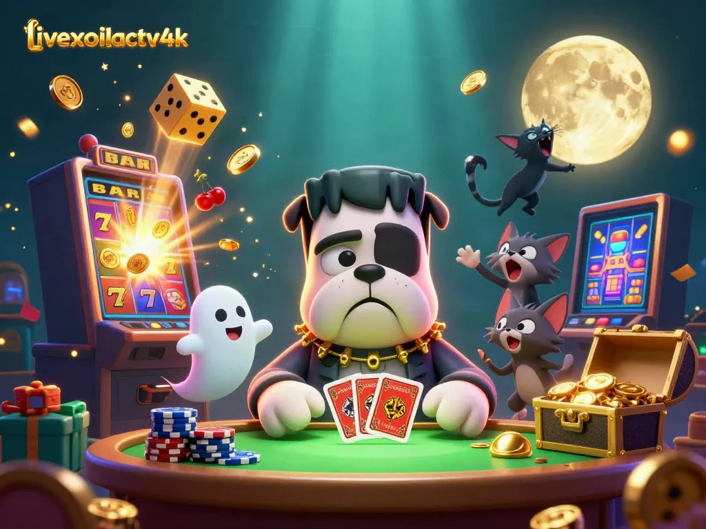 Experience vibrant gambling scenes at livexoilactv4k with lively characters and dynamic casino elements.