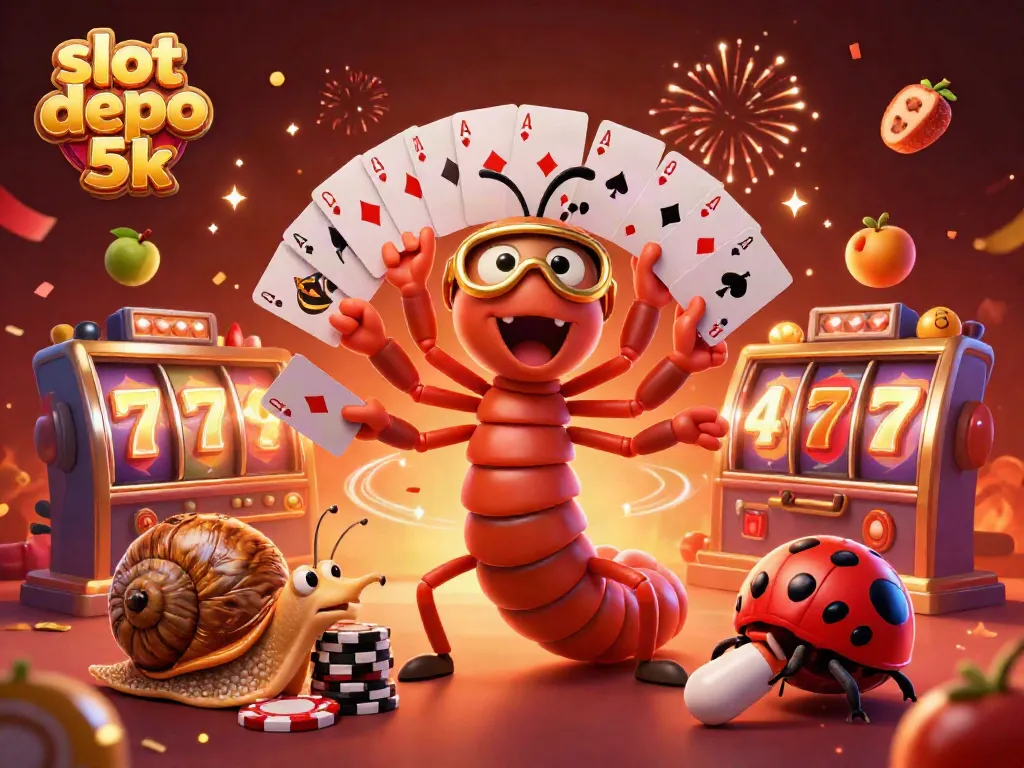 Engage with slot depo 5k through exciting gameplay and captivating casino scenes featuring unique characters.