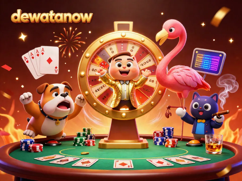Memenangkan hadiah besar di dewatanow kasino online dengan dealer langsung dan suasana meriah.