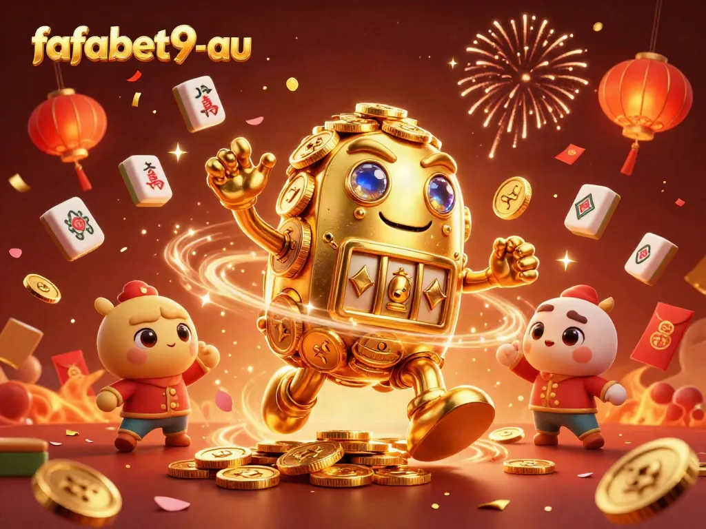 Experience thrilling gameplay at fafabet9-au with a vibrant 3D casino scene featuring dynamic characters.