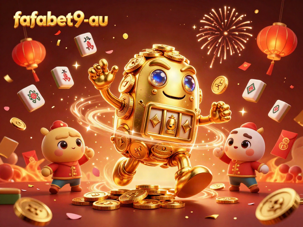 Experience thrilling gameplay at fafabet9-au with a vibrant 3D casino scene featuring dynamic characters.