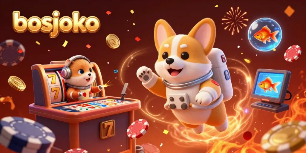 Experience thrilling jackpots with bosjoko's 3D casino adventure featuring lively characters.