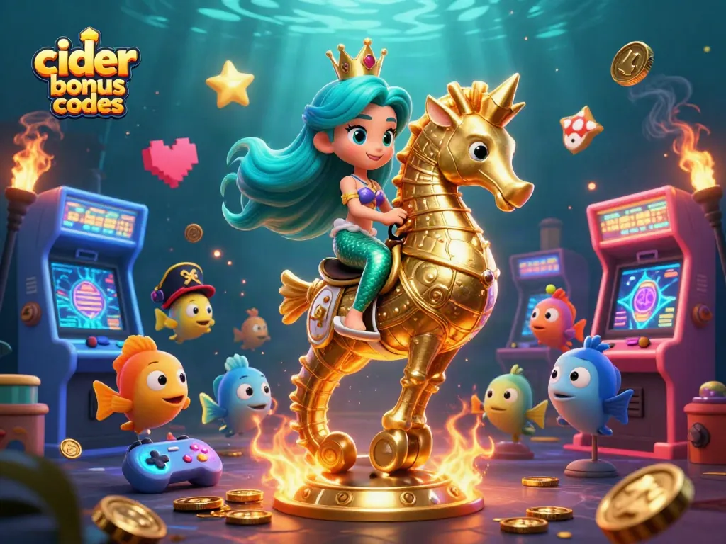 Engage with Cider Casino bonus codes to win exciting prizes in this vibrant underwater adventure.