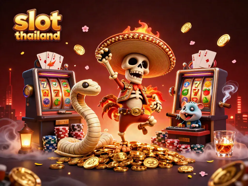 Experience thrilling slot thailand action with vibrant characters and dazzling casino elements.