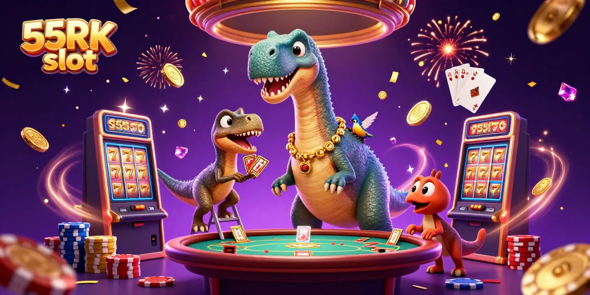 Engage with the 55RK slot and experience thrilling jackpots with colorful elements