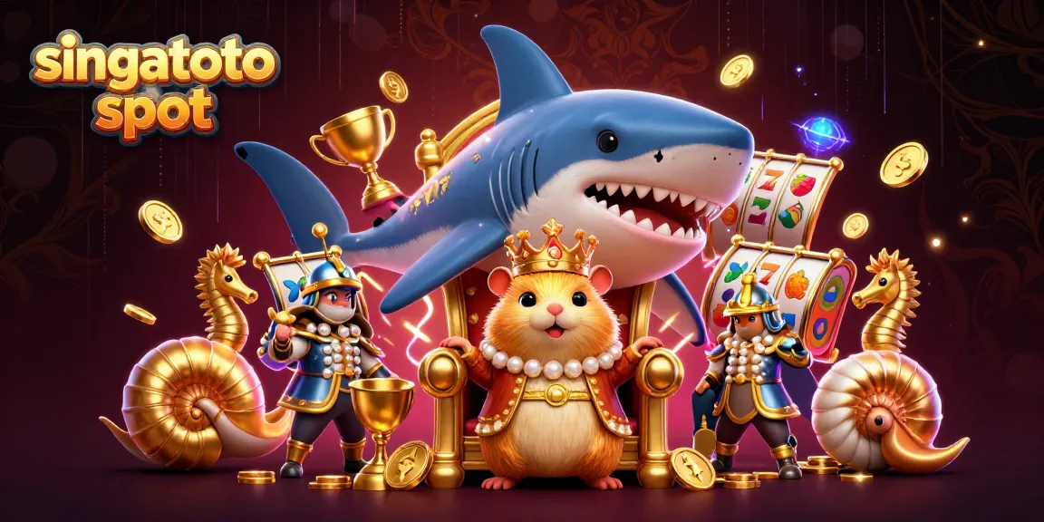 Play thrilling games at singatoto slot with an engaging scene featuring vibrant characters and exciting elements.